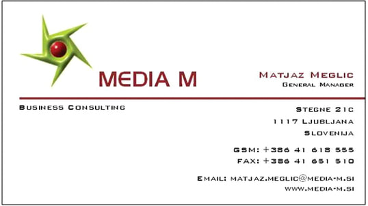 MM Business card